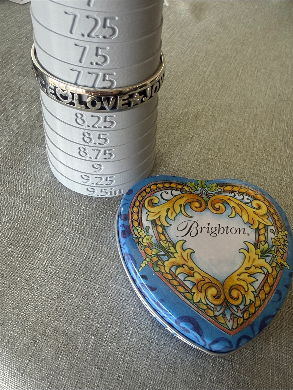 Brighton Love Joy Peace Bangle Nwot View 3